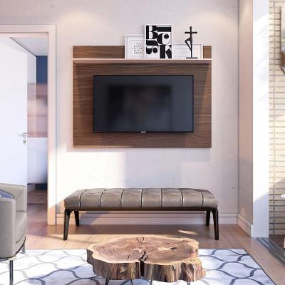 Painel para TV Maia 55" 135CM MDP com Prateleira Decorativa Off White