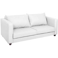 Sofá 2 Lugares Lisboa Suede - Doce Sonho Móveis Branco - 1