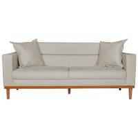 Sofá 2 Lugares Viena Linho - Amarena Móveis Cor Bege - 6