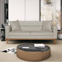 Sofá 2 Lugares Viena Linho - Amarena Móveis Cor Bege - 7