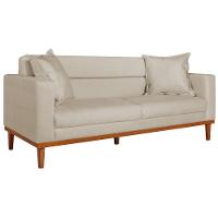 Sofá 2 Lugares Viena Suede - Doce Sonho Móveis Bege - 1