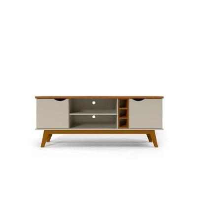 Rack para TV 50 Polegadas Prism 1.6 160CM MDP Off White Patrimar Móveis