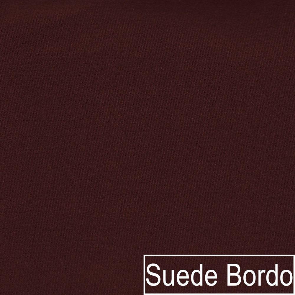 Sofá 2 Lugares Viena Suede - Doce Sonho Móveis Bordô - 3