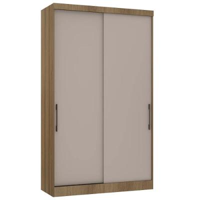 Guarda Roupa Solteiro 135cm 2 Portas 3 Gavetas Delphi Avelã/cinnamon L01 - Mpozenato