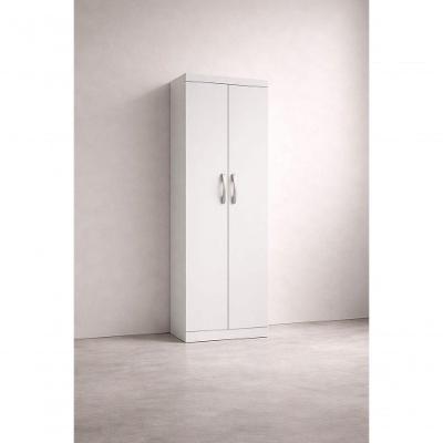 Armário Multiuso New 2 Portas 3 Prateleiras Branco Aramóveis