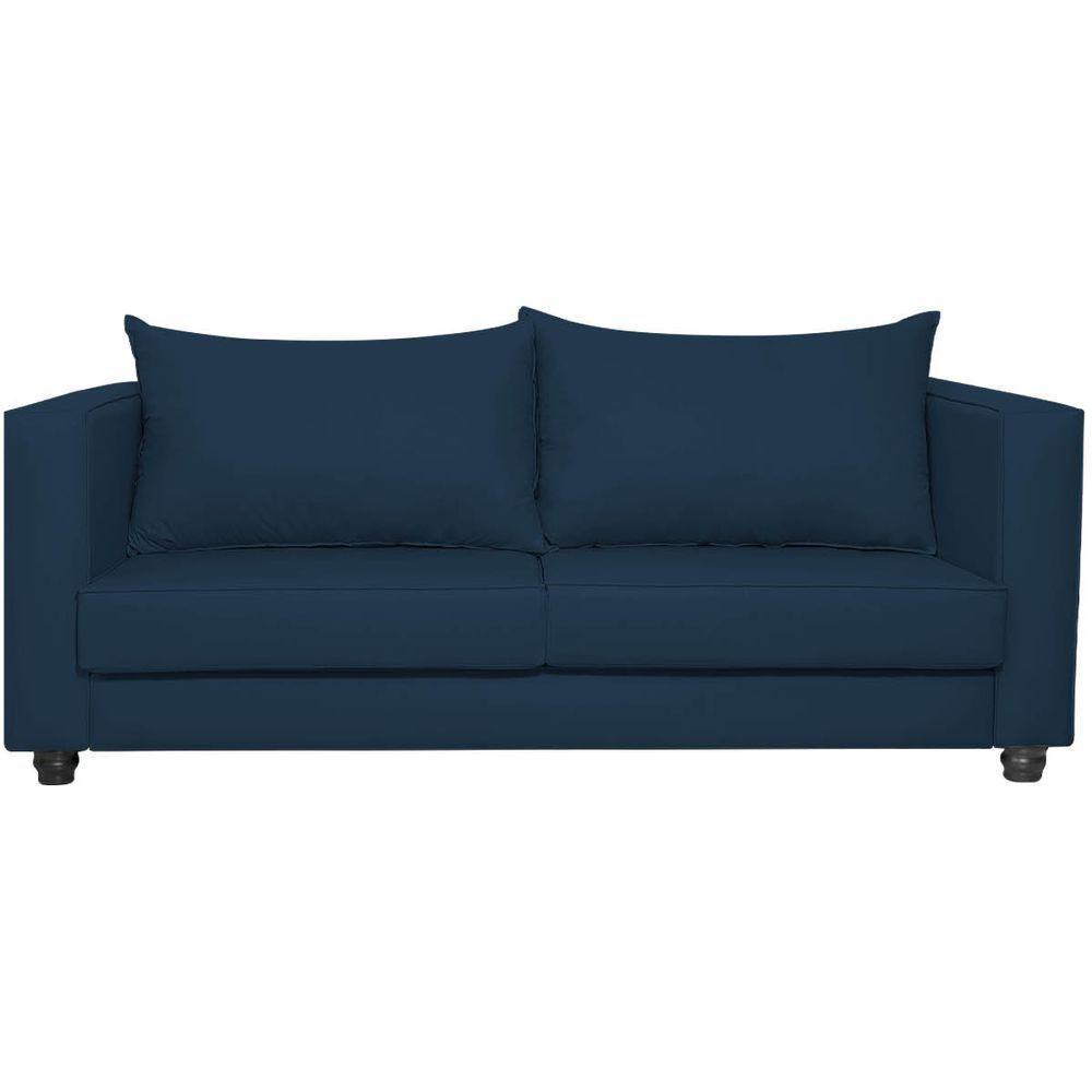 Sofá 2 Lugares Lisboa Suede - Doce Sonho Móveis Azul Marinho - 6
