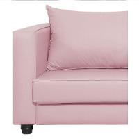 Sofá 2 Lugares Lisboa Suede - Amarena Móveis Cor Rosa Bebê
