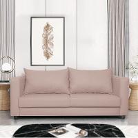 Sofá 2 Lugares Lisboa Suede - Amarena Móveis Cor Rosê - 7