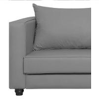 Sofá 2 Lugares Lisboa Suede - Amarena Móveis Cor Cinza - 2