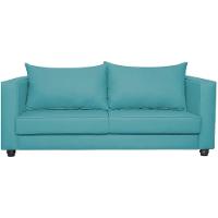 Sofá 2 Lugares Lisboa Suede - Amarena Móveis Cor Azul Turquesa - 6