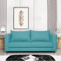 Sofá 2 Lugares Lisboa Suede - Amarena Móveis Cor Azul Turquesa - 7