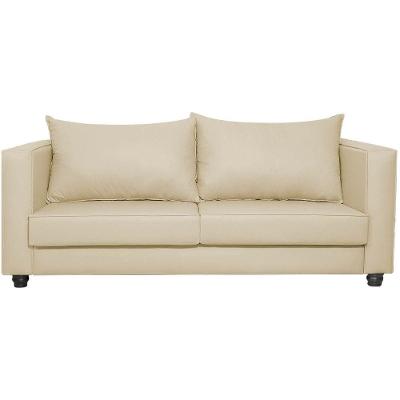 Sofá 2 Lugares Lisboa Suede - Amarena Móveis Cor Bege