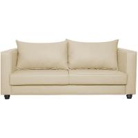 Sofá 2 Lugares Lisboa Suede - Amarena Móveis Cor Bege - 1