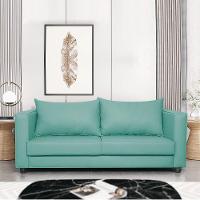 Sofá 2 Lugares Lisboa Suede - Amarena Móveis Cor Azul Tiffany - 7