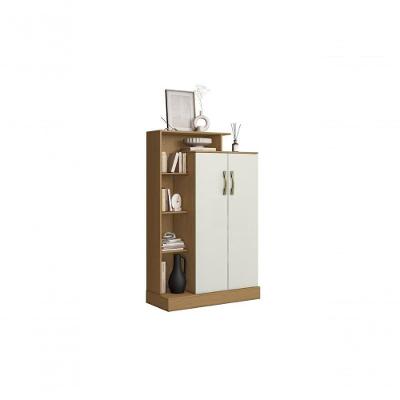 Armário Multiuso 199 2 Portas 6 Prateleiras MDP 91CM Off White