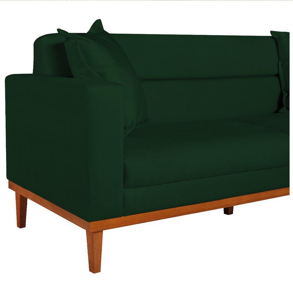 Sofá 2 Lugares Viena Suede - Amarena Móveis Cor Verde - 2