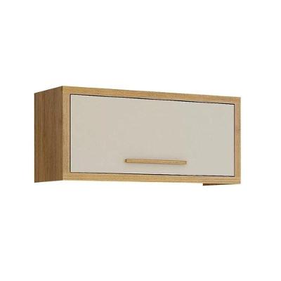 Armário Aéreo Torino 80CM 1 Porta MDF Basculante Off White Valdemóveis