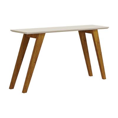 Aparador Lavínia Contemporâneo sem Porta sem Gavetas MDF-MDP 136CM Cinamomo-off White