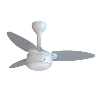 Ventilador de Teto Ventisol 120W 100cm 3 Pás 6 Velocidades Elluz Inverter Branco Cinza Bivolt
