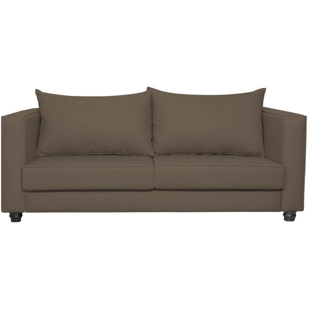 Sofá 2 Lugares Lisboa Suede - Doce Sonho Móveis Marrom - 6