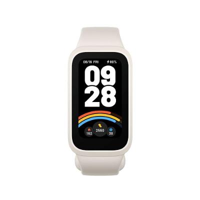Pulseira Inteligente Xiaomi Band 9 Active Tela 1,47 Monitoramento de Saúde Bateria 18 Dias Bege