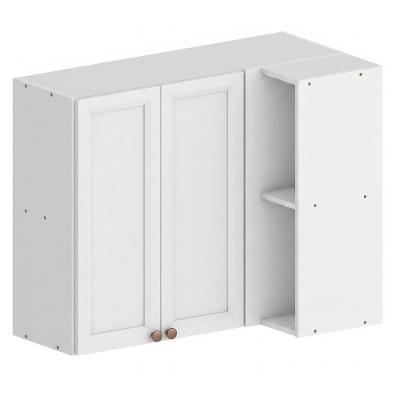 Armário Aéreo de Canto 12535P 95cm 2 Portas Branco Poliman Móveis