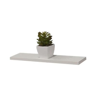 Prateleira Branca 40X20CM MDF Suporte Invisível Moderno Sala Mercado das Prateleiras 40CM