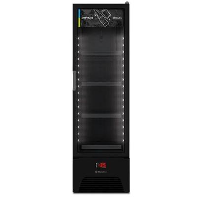 Cervejeira Expositora Metalfrio Optima Slim VN28RH 337L Vidro Simples All Black Preto 220V
