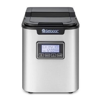Máquina de Gelo Portátil Gelopar GMGD15PR 12kg 2,2L Aço Inox 110V
