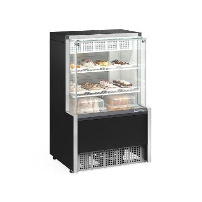 Vitrine Refrigerada Confeitaria Aurora Gelopar GPEA075RPR 75L sem Porta Preto 220V