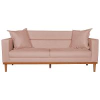 Sofá 2 Lugares Viena Suede - Amarena Móveis Cor Rosê - 6
