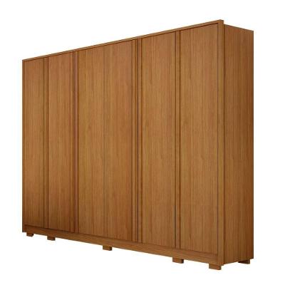 Guarda Roupa Casal Ares 6 Portas de Bater 6 Gavetas MDF Cinamomo Leifer Móveis