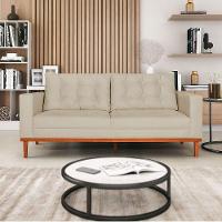 Sofá 2 Lugares Dubai Suede - Doce Sonho Móveis Bege - 7