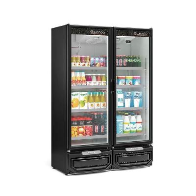 Expositor Refrigerado Vertical Gelopar GCVR950PR 950L Preto 220V