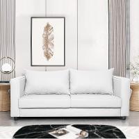 Sofá 2 Lugares Lisboa Suede - Amarena Móveis Cor Branco - 7