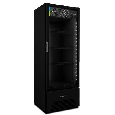 Refrigerador Expositor Metalfrio VB40 403L 1 Porta Preto 220V
