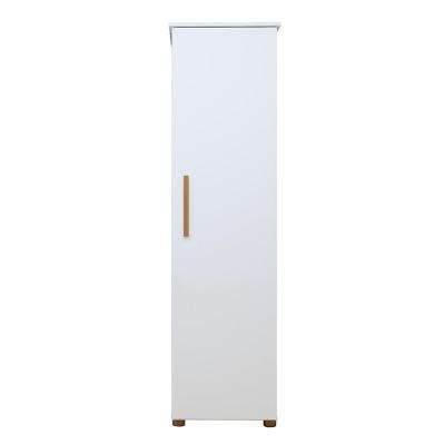 Armário Multiuso Jasmim 1 Porta 4 Prateleiras MDP 40CM Branco
