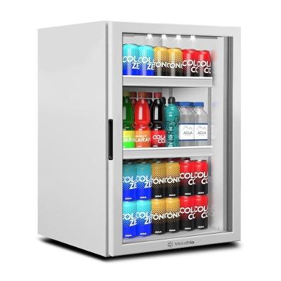 Refrigerador Expositor Balcão Metalfrio VB11RB 115L 1 Porta Branco 110V