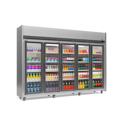 Expositor Refrigerador Gelopar GEAS5P 1960L 5 Portas Inox 220V