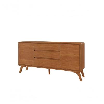 Buffet Sinus Moderno 2 Portas 3 Gavetas MDF 165CM Mavaular Móveis