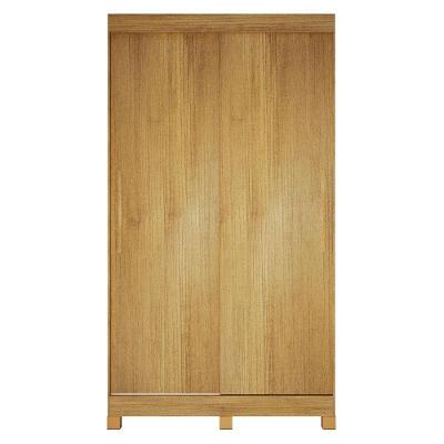 Guarda Roupa Casal Canarinho 2 Portas Correr 2 Gavetas MDF Cinamomo Off White Valdemóveis