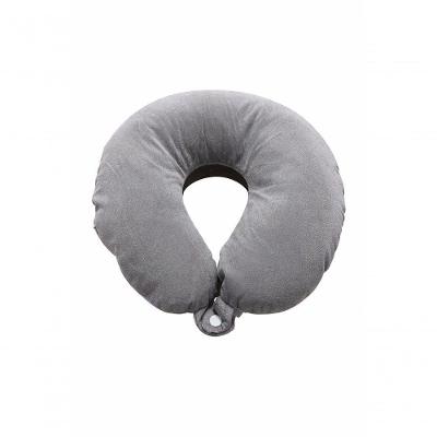 Almofada de Pescoço para Viagem Ergonômica Espuma Macia Tamanho Único Cinza