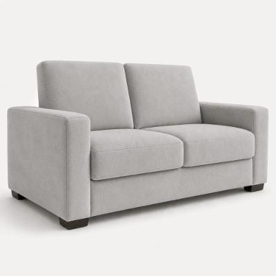 Sofá Namoradeira 3 Lugares 200CM Cinza Suede