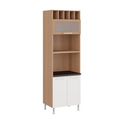Paneleiro Aspen CD-331 3 Portas MDP 15mm 70cm Branco Ditália Móveis
