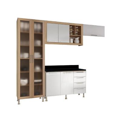 Armário de Cozinha Aspen A48 4 Gavetas MDF-MDP Amadeirado Ditália Móveis