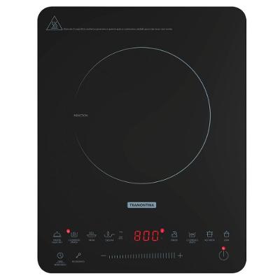 Cooktop Portátil por Indução Tramontina 94714132 1 Boca Vitrocerâmico Preto 220V