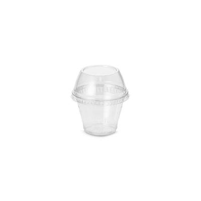 Pote para Alimentos G677 SF com Tampa Kit 300 Unidades Transparente Galvanotek