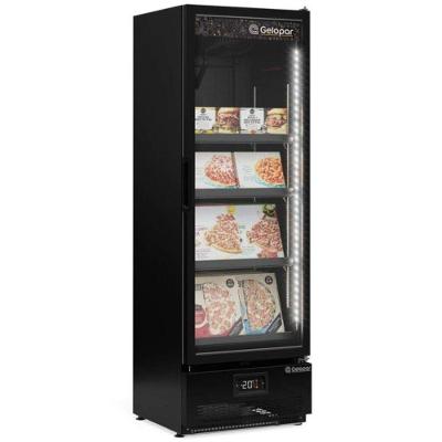 Freezer Expositor Vertical Gelopar GCVC45CB 445L 1 Porta Preto 220V