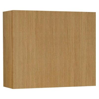 Armário Aéreo Dakota 80CM 2 Portas MDP-MDF Porta de Bater Cinamomo