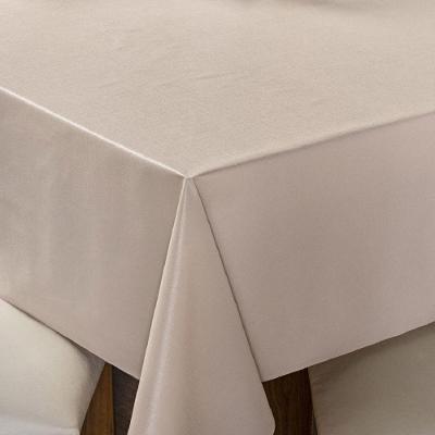 Toalha de Mesa Lisa Térmica Impermeável em PVC e Polietileno 2,50m X 1,40m 01 Peça Avelã